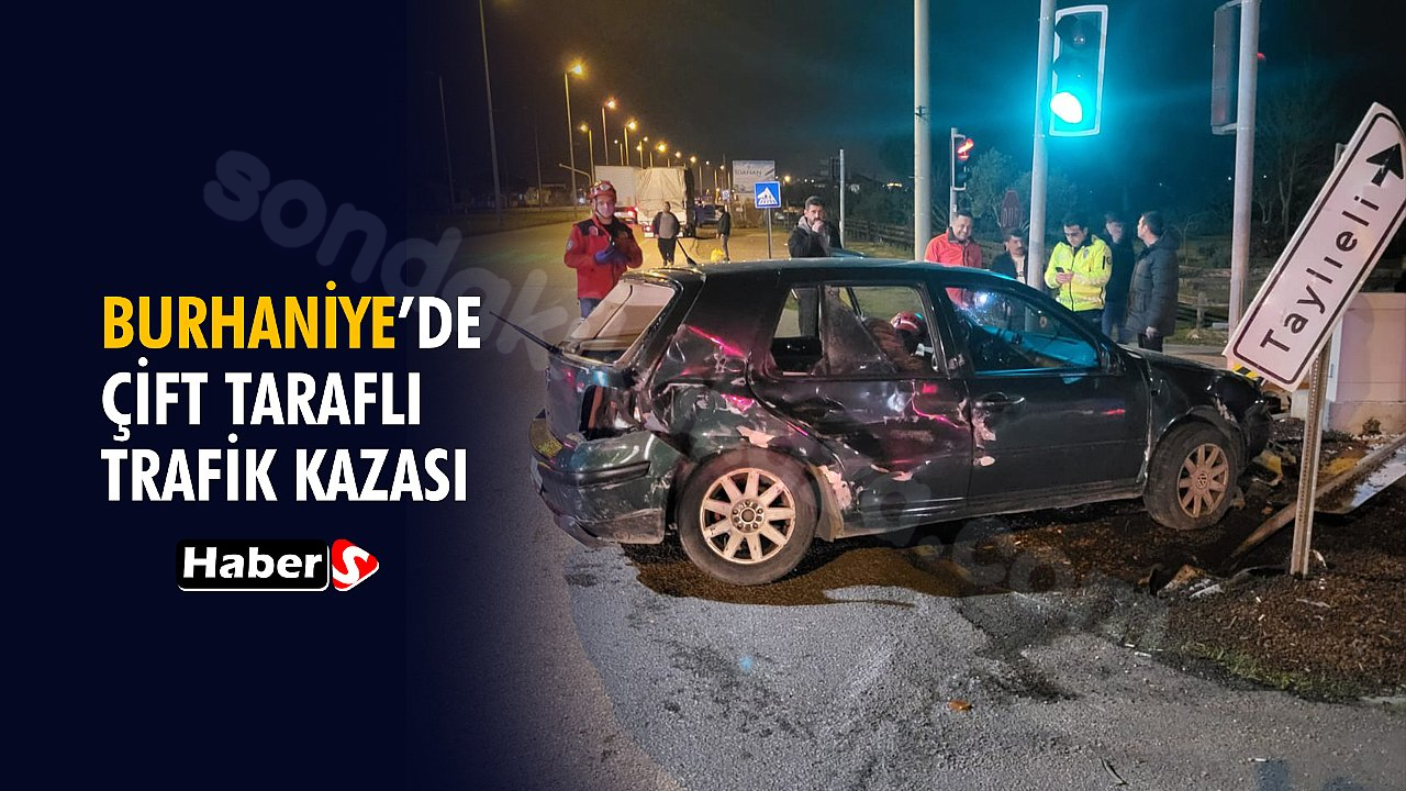 Burhaniye'de Çift Yönlü Trafik Kazası
