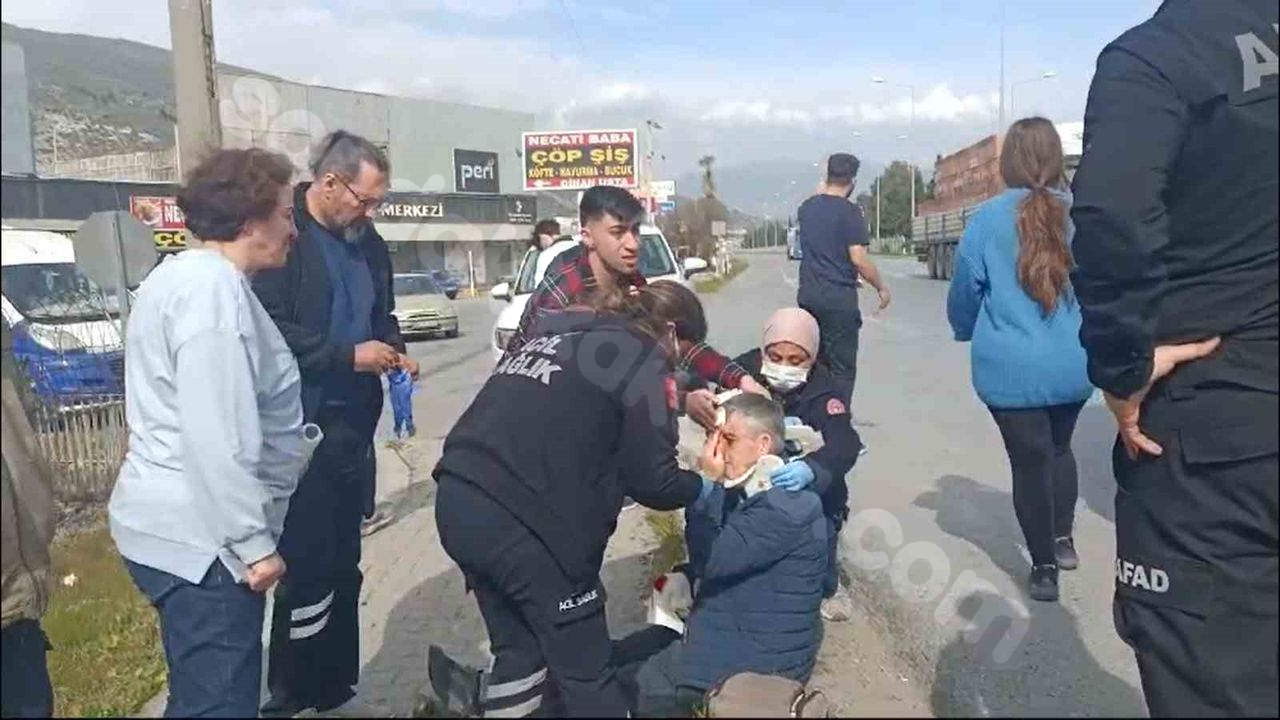 Milas’ta kaza: 2 kişi yaralandı.