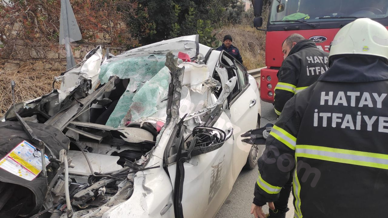 ASAŞ fabrikasının önünde trafik kazası meydana geldi!