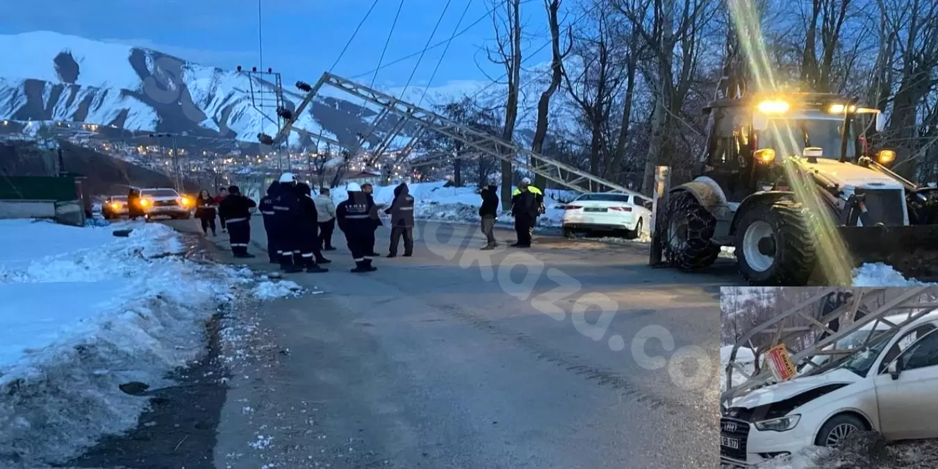 Hakkari'de Kaza Sonucu İki Kişi Yaralandı