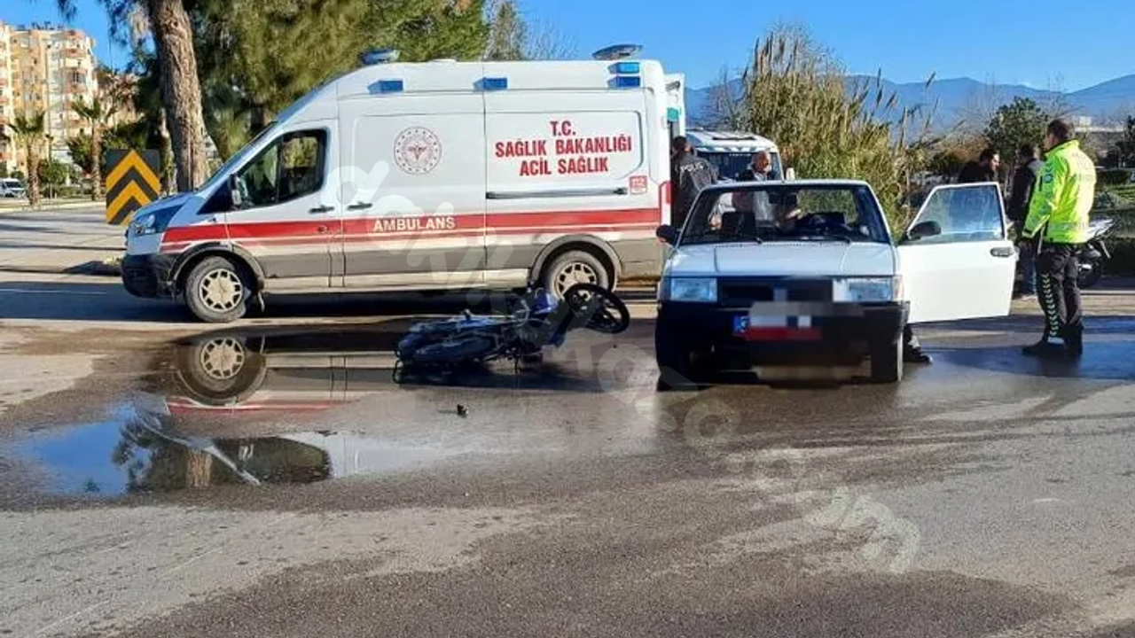 Kumluca, Antalya'da trafik kazası meydana geldi: 1 kişi yaralandı.
