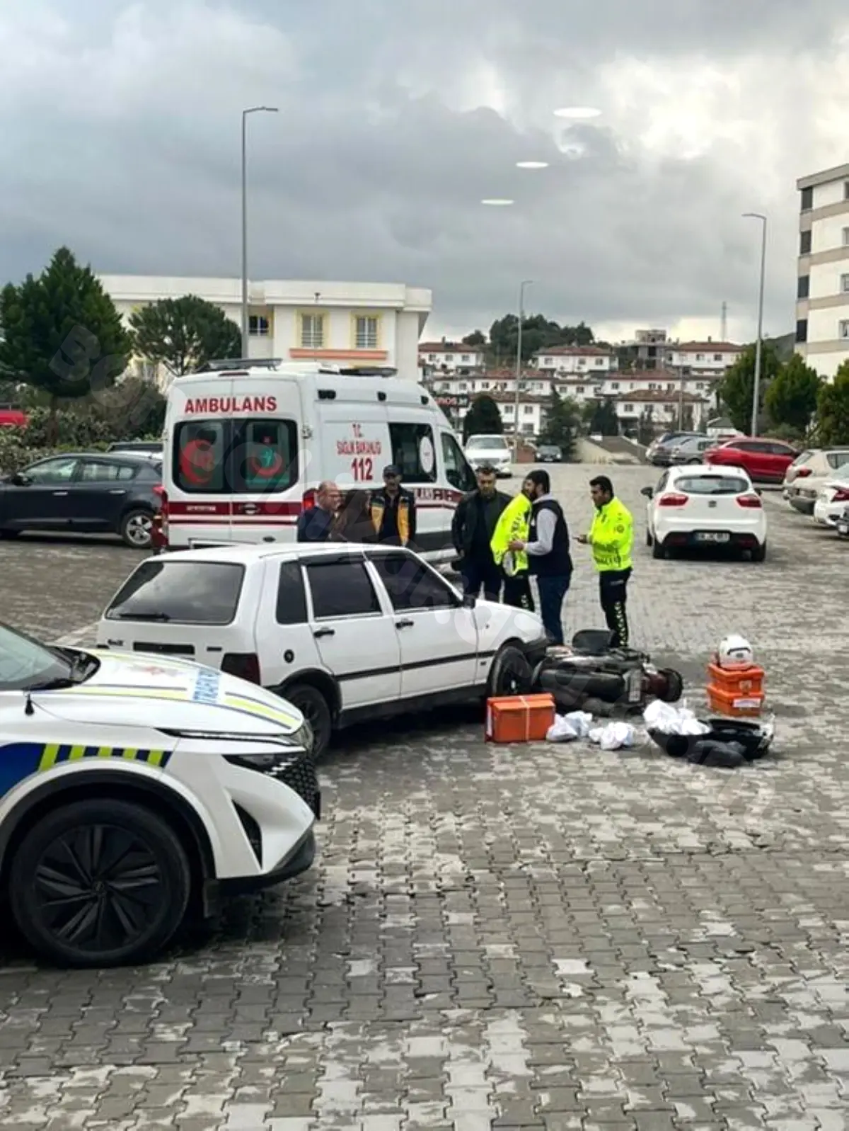 Söke'de trafik kazasında bir kişi yaralandı.