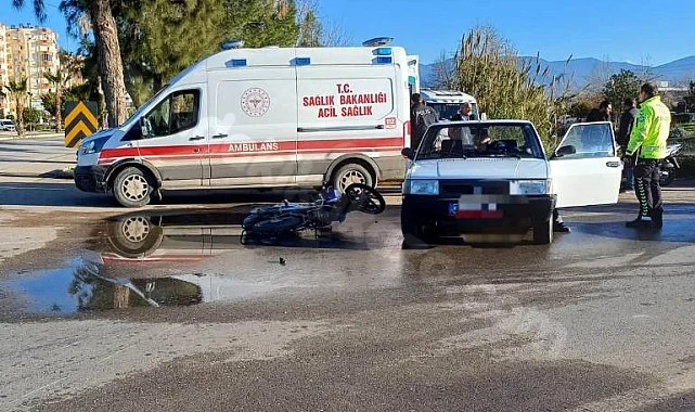 Antalya Kumluca'da meydana gelen trafik kazasında bir kişi yaralandı.