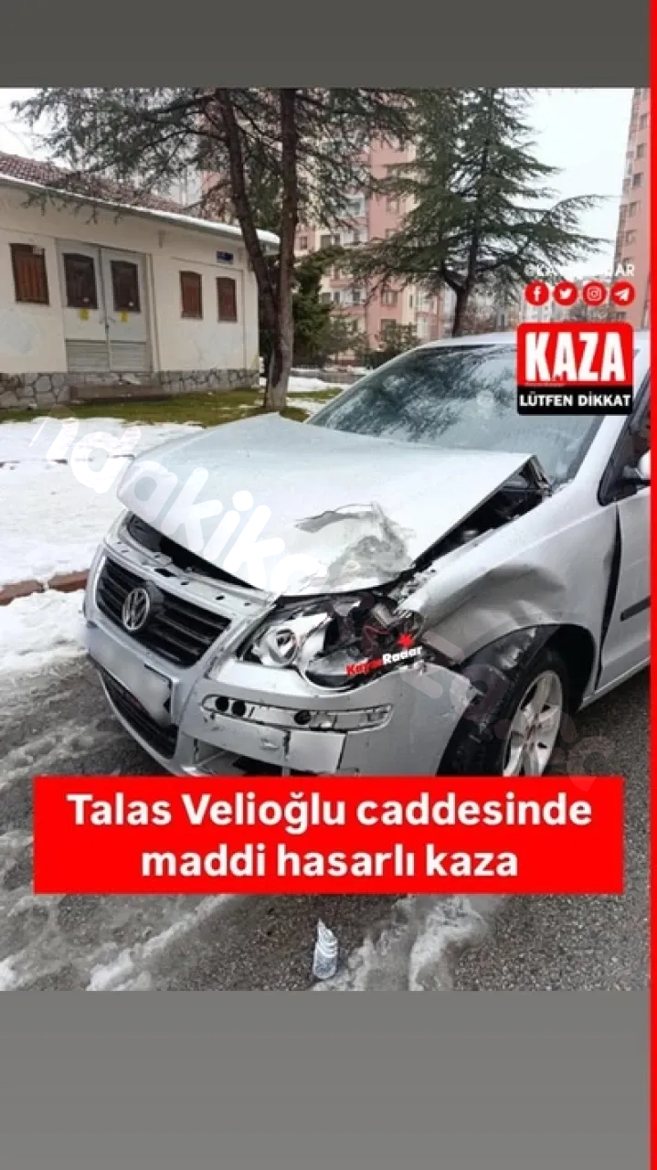 Kazalar olabilir, maddi zararın telafisi önemli. Geçmiş olsun.