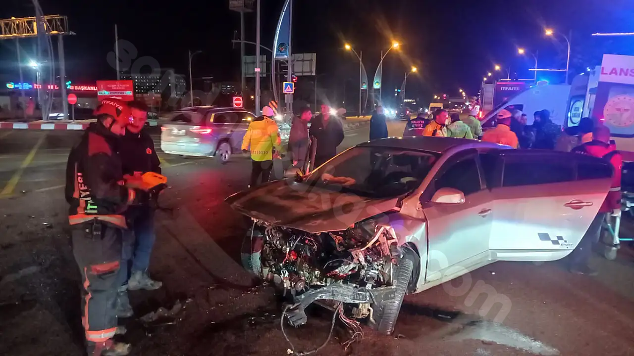 Malatya'da kaza sonucu 7 kişi yaralandı.
