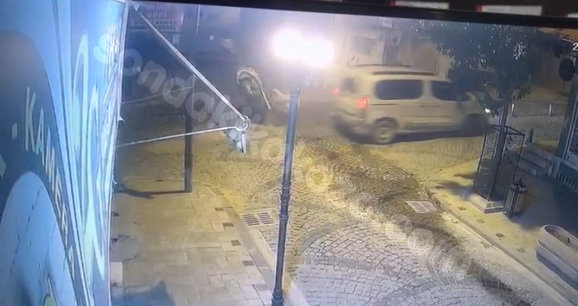 Milas'ta trafik kazası kameraya yansıdı...