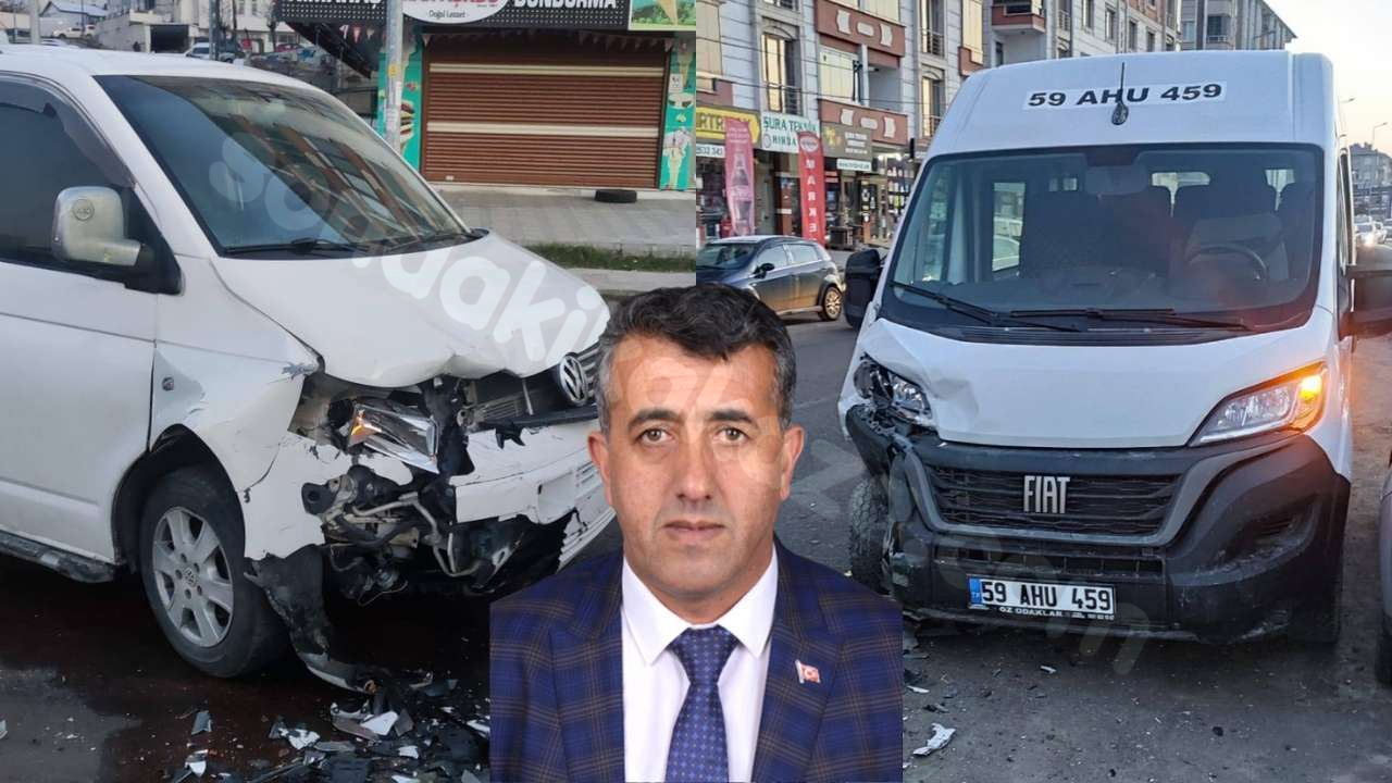 Muhtar Çetin Özhan kaza yaptı.