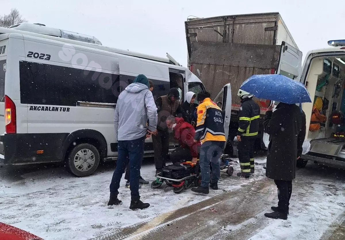 Zonguldak'ta Zincirleme Kaza: 1 Kişi Yaralı