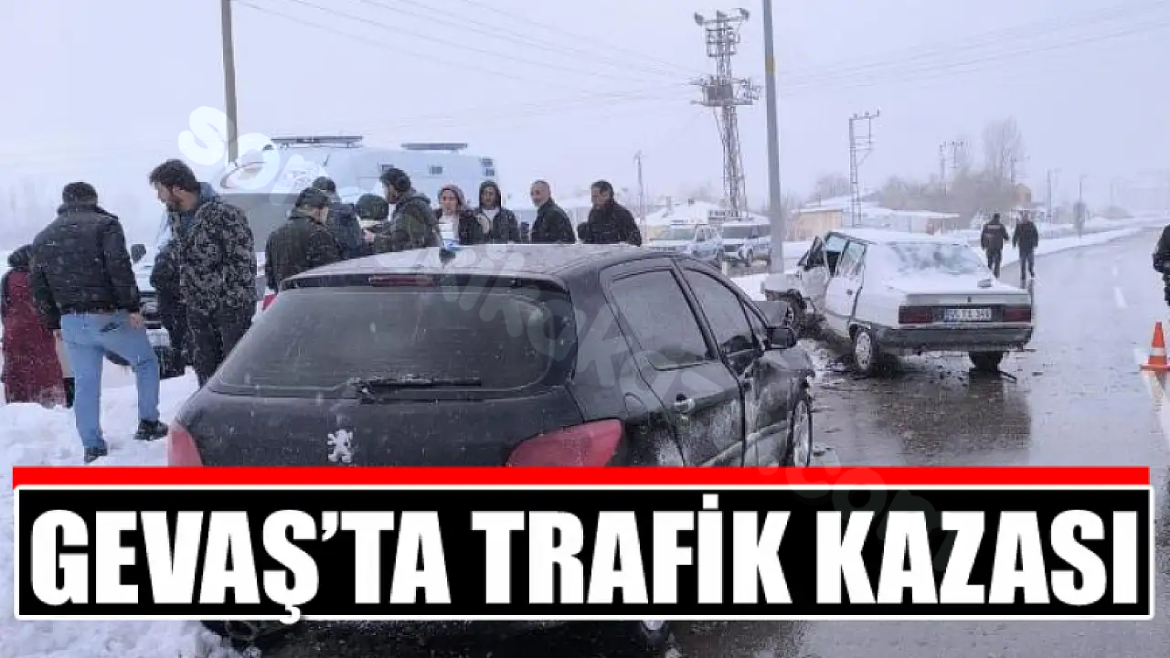 Gevaş'ta meydana gelen bir trafik kazaı