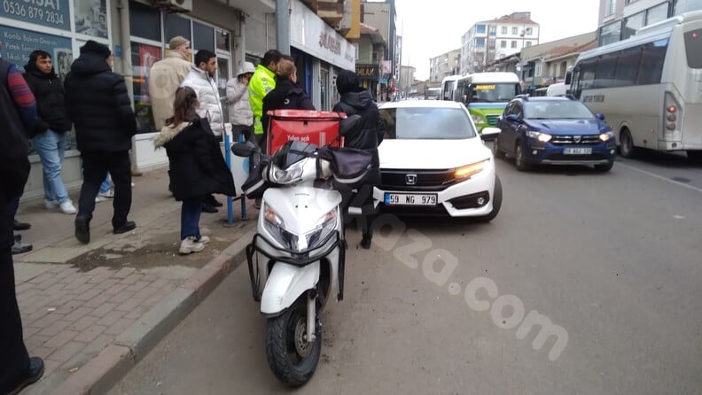Trafik kazası sonucu Tekirdağ'da 1 kişi yaralandı.