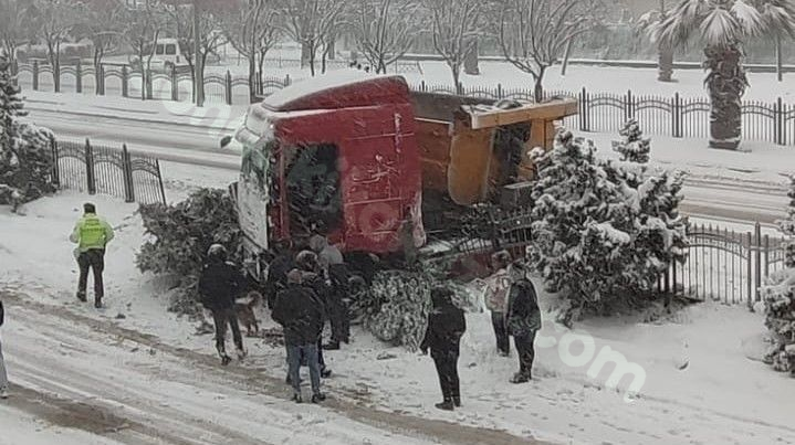 Giresun Sahil Yolunda Trafik Olayı!