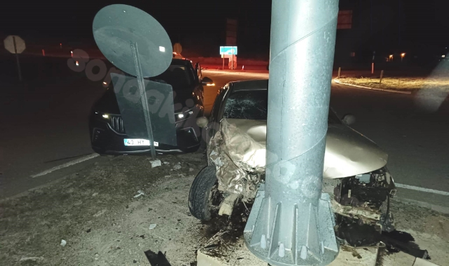 Kütahya'da kaza meydana geldi, 7 kişi yaralandı.