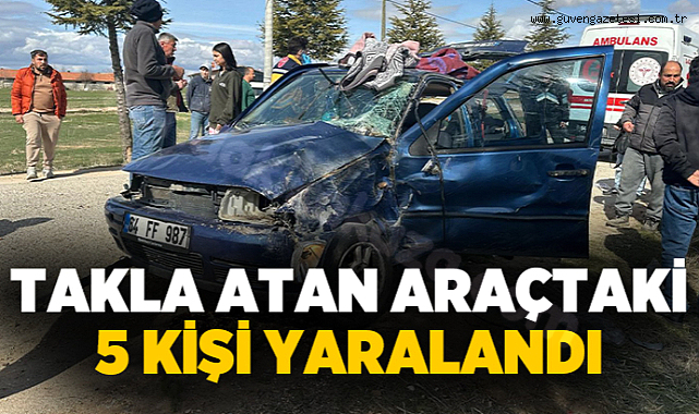 AK Parti'nin Aralık İlçe Başkanı ve 4 kişi kongre sonrası trafik kazası geçirdi.