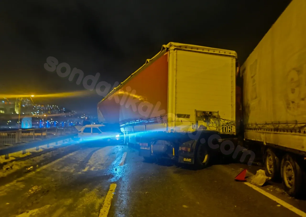 Trafik kazasında bir kişi hafif yaralandı.
