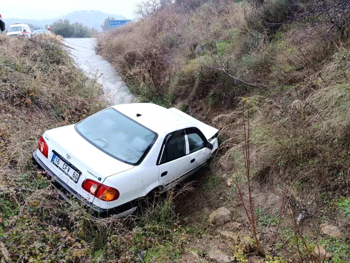Çanakkale'de trafik kazasında bir kişi yaralandı.