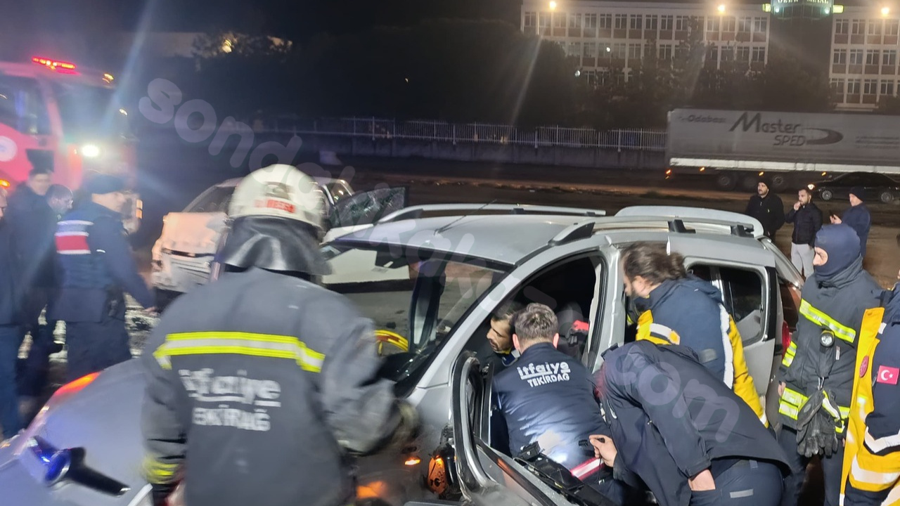 Tekirdağ'da korkunç trafik kazası: 6 yaralı!