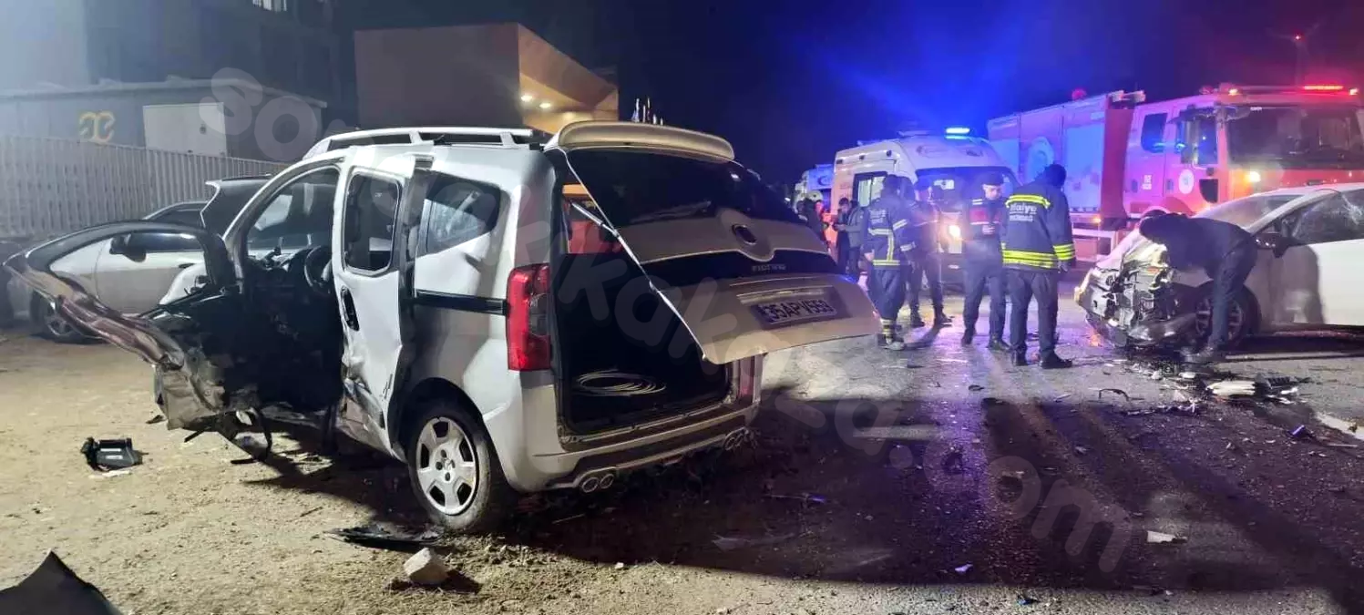 Tekirdağ'da Trafik Kaza Sonucu 6 Kişi Yaralandı
