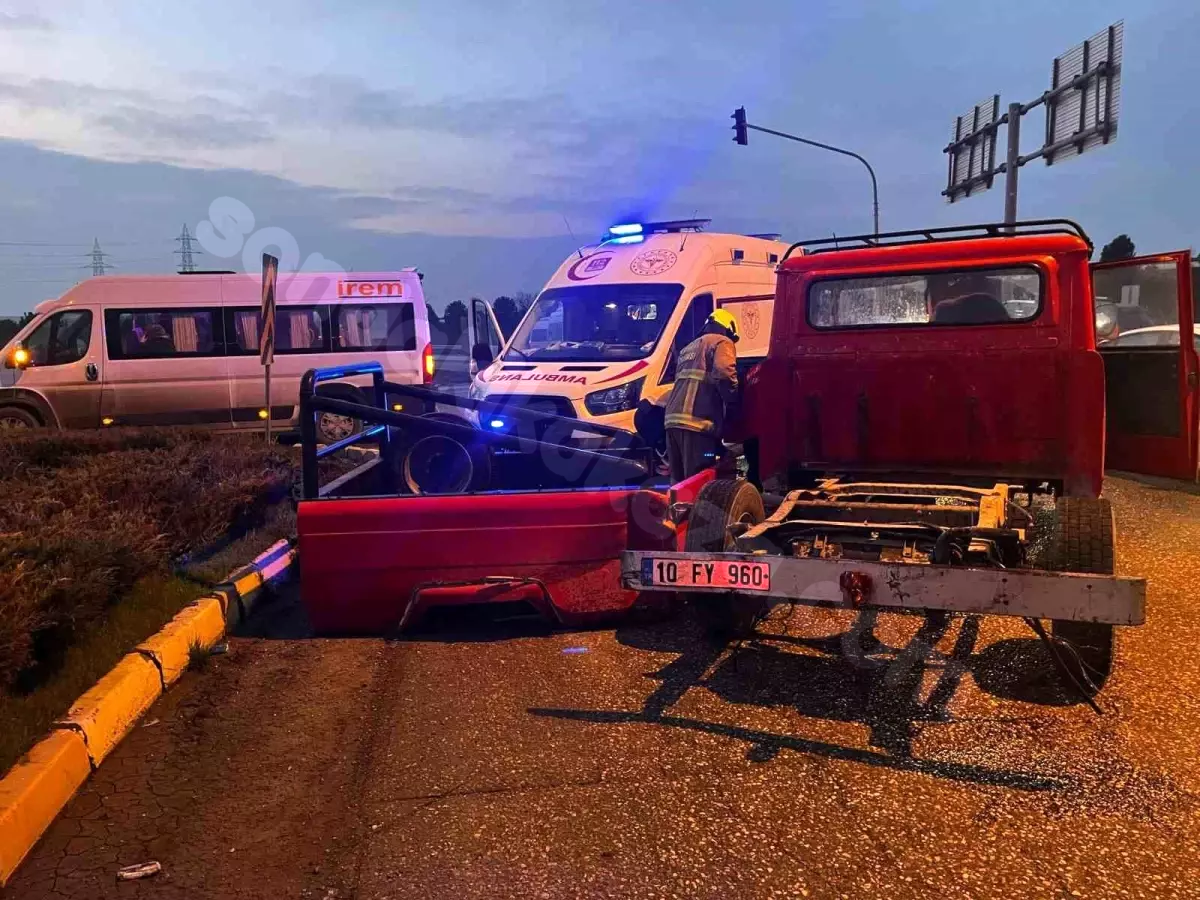 Balıkesir'de Kaza oldu.