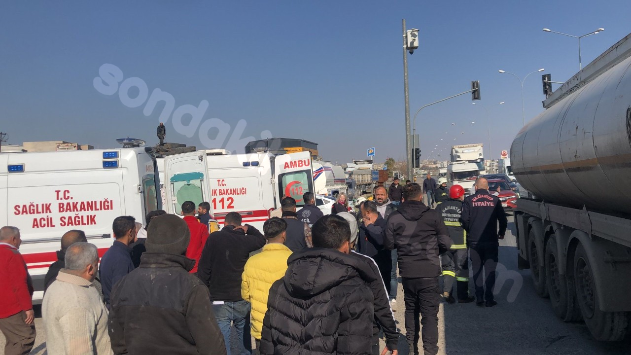 Gaziantep'te Kaza: 5 Kişi Yaralandı.