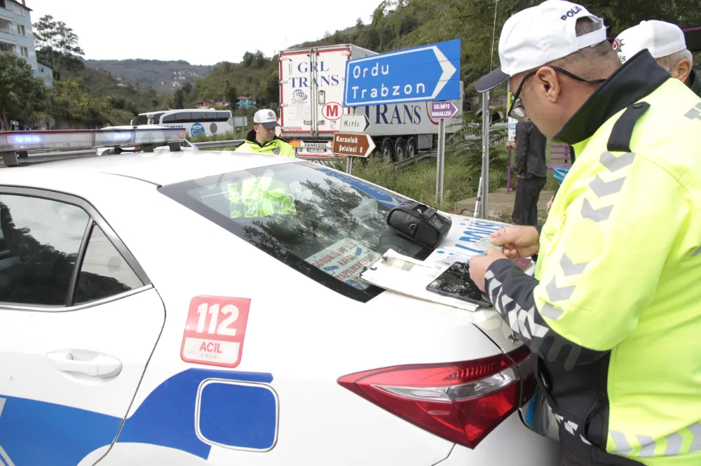 Ordu’da bir haftada 39 trafik kazası yaşandı…