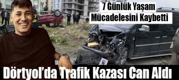 Dörtyol’da trafik kazasında hayatını kaybeden Anıl Alkan toprağa verildi.