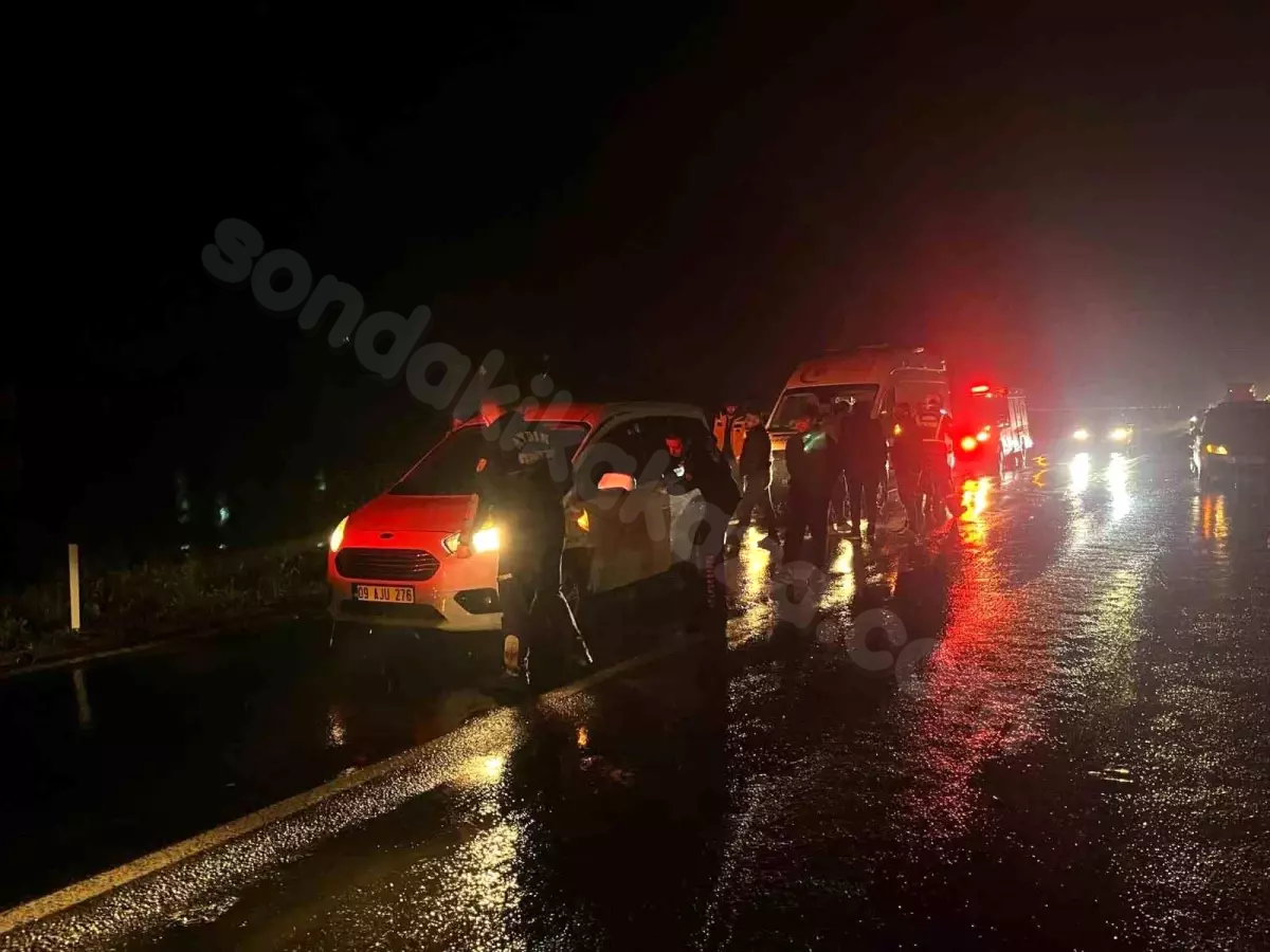 Aydın'da Ardışık Trafik Kazası: 1 Kişi Yaralandı