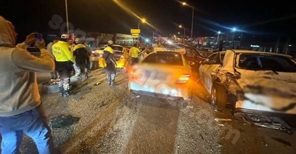 Ankara'da zincirleme kaza: 4 yaralı haberi son dakika!