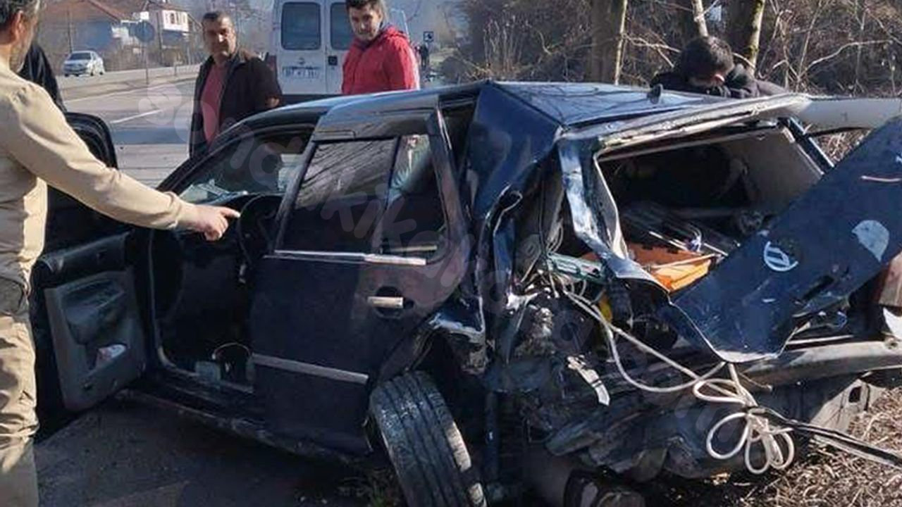 Bakacakkadı'nda kaza meydana geldi, bir kişi yaralandı.