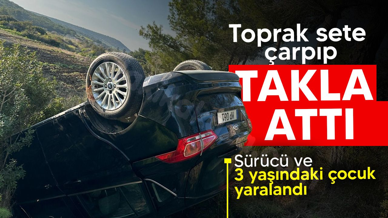 Gazimağusa - Karpaz Yolu'nda kaza meydana geldi!