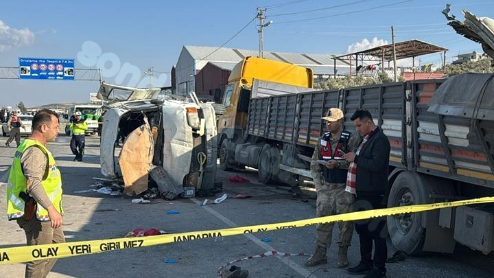 Hatay'da trafik kazası: 6 ölü, 8 yaralı var.