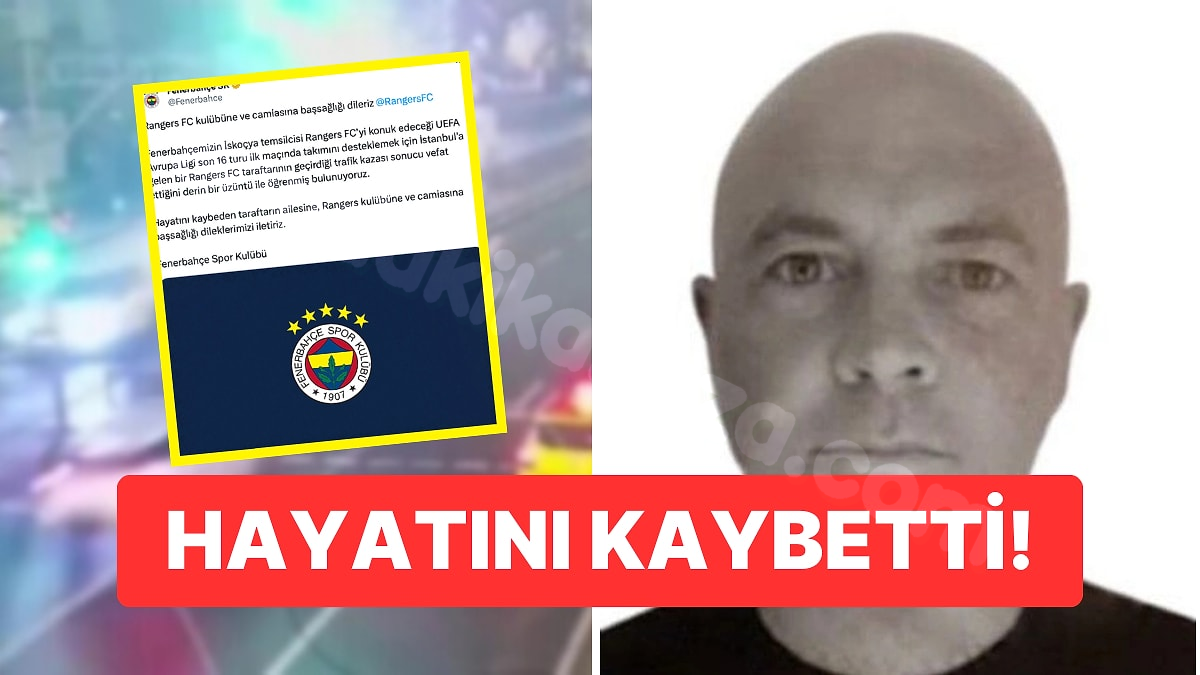 İstanbul'a Giden Rangers FC Taraftarı, Trafik Kazasında Hayatını Kaybetti.