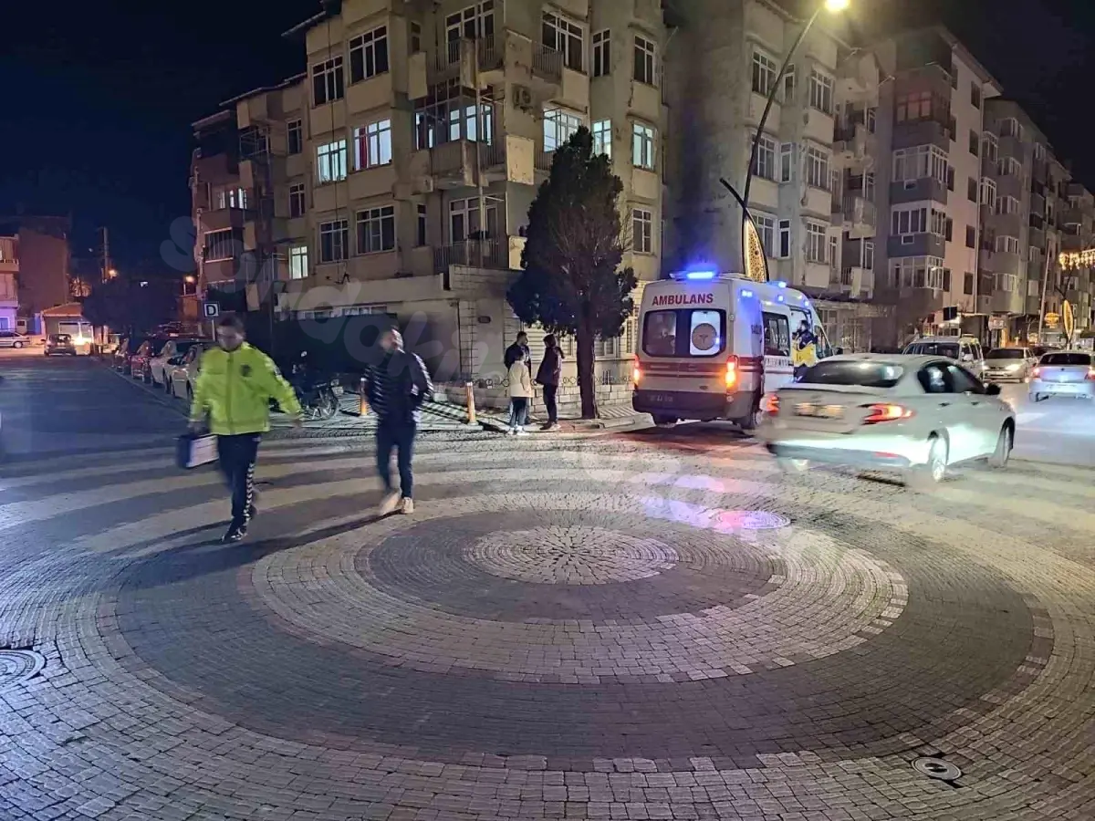 Keşan'da Kaza: Motosikletçi Yaralandı