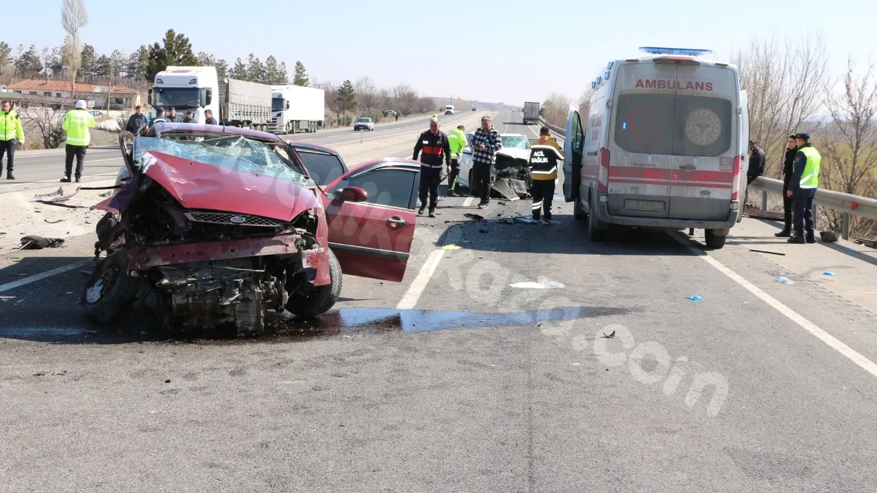 Yozgat'ta kaza: 5 kişi yaralandı