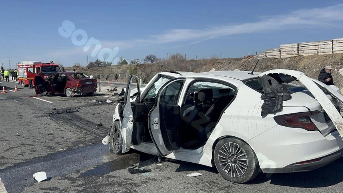 Yozgat'ta trafik kazası: 6 yaralıdan 3'ü ağır durumda.