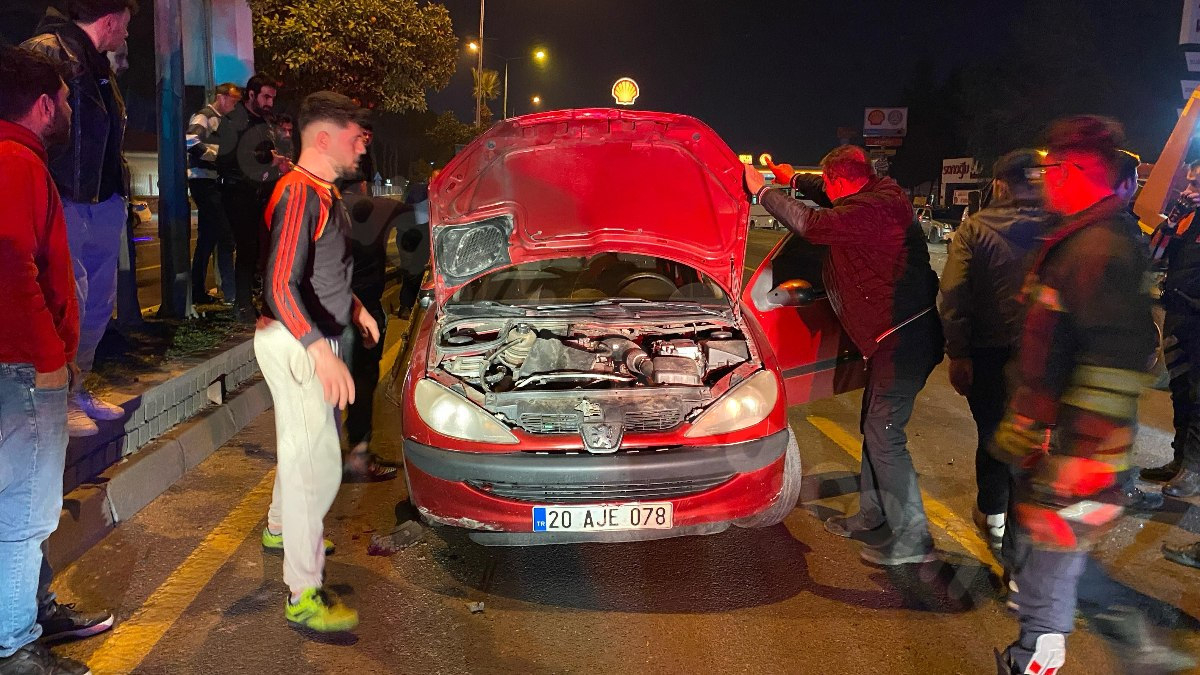 Aydın'da meydana gelen kaza sonucu 3 kişi yaralandı.