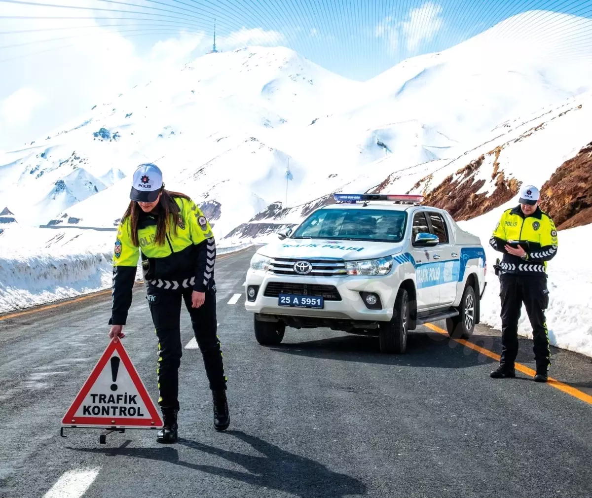Erzurum'da Şubat Ayında 81 Yaralanan Trafik Kazası