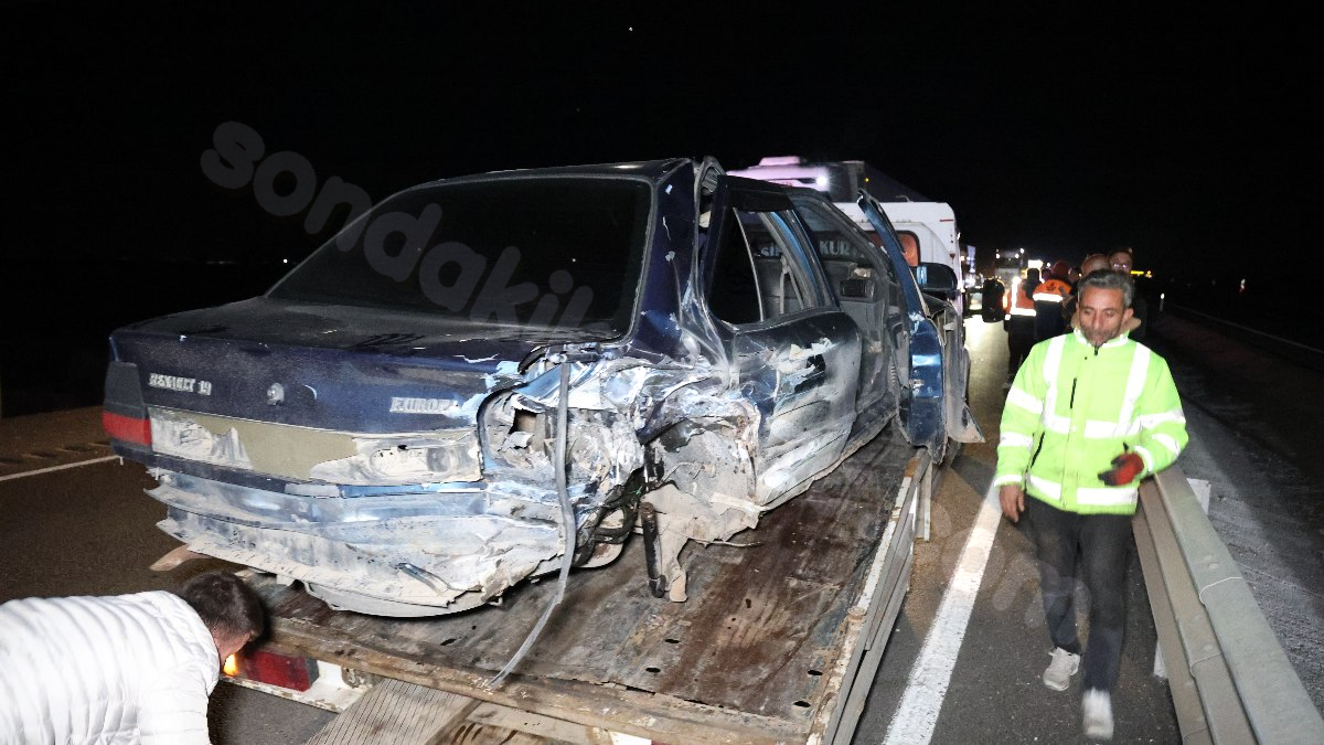 Aksaray'da kaza: 1 kişi öldü, 2 kişi yaralandı.