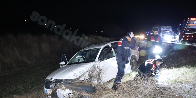 Aksaray'da kaza: 1 ölü, 2 yaralı durumda
