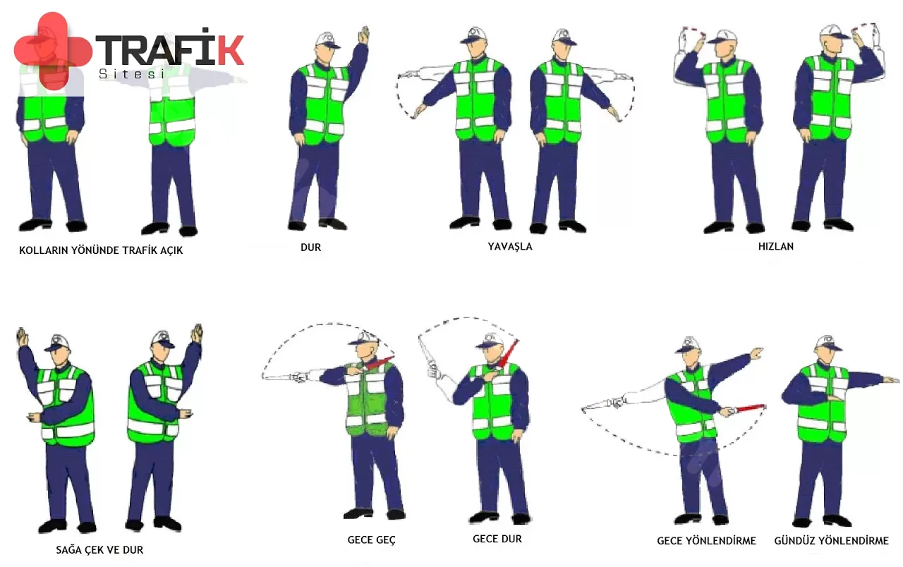 Gece Trafikte "Dur" İşareti Nasıl Gösterilir?