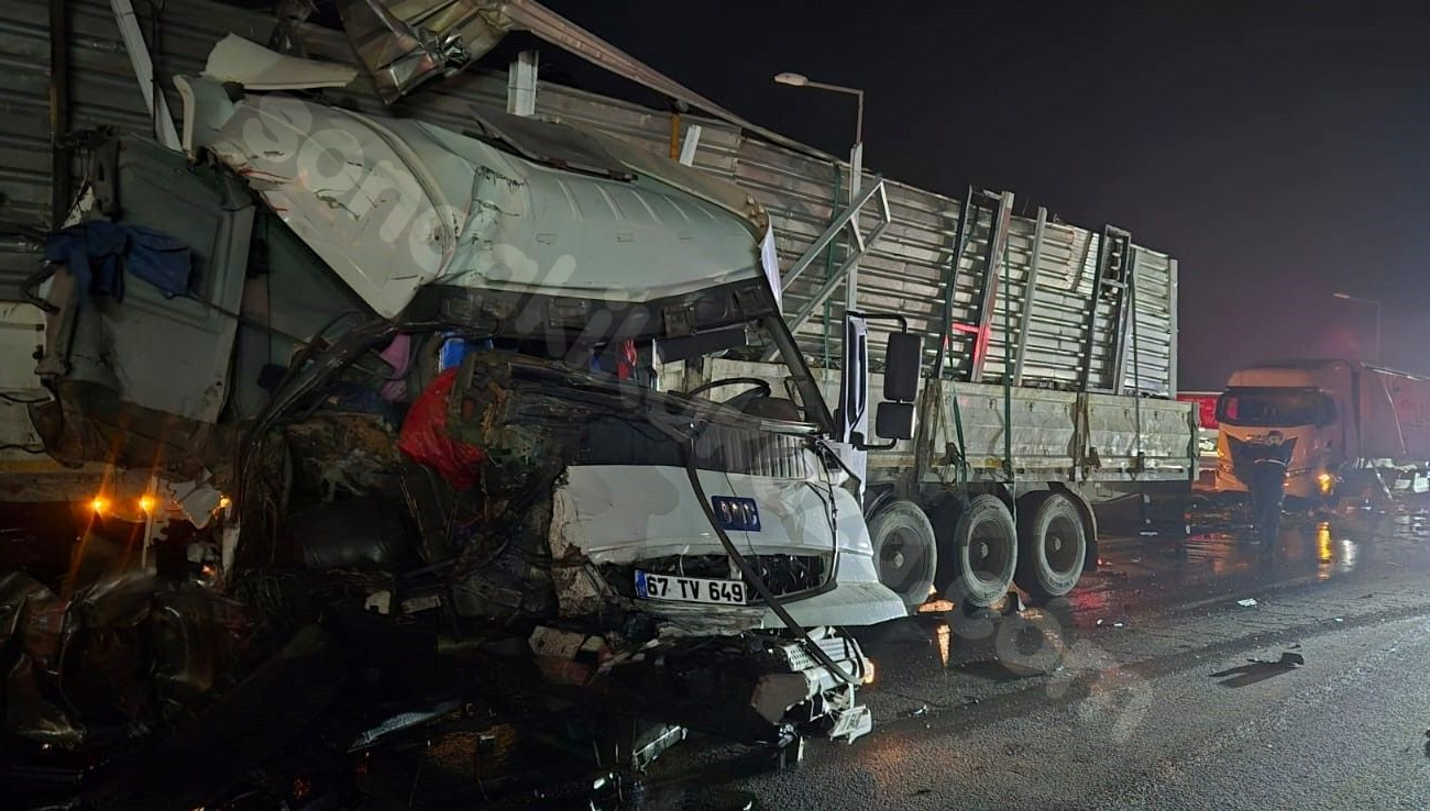 Trafik kazası meydana geldiği Susurluk 