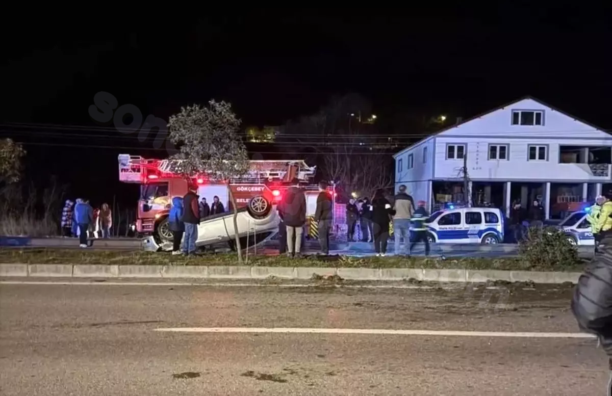 Zonguldak'ta Kedi Nedeniyle Trafik Kazası: 2 Kişi Yaralandı.