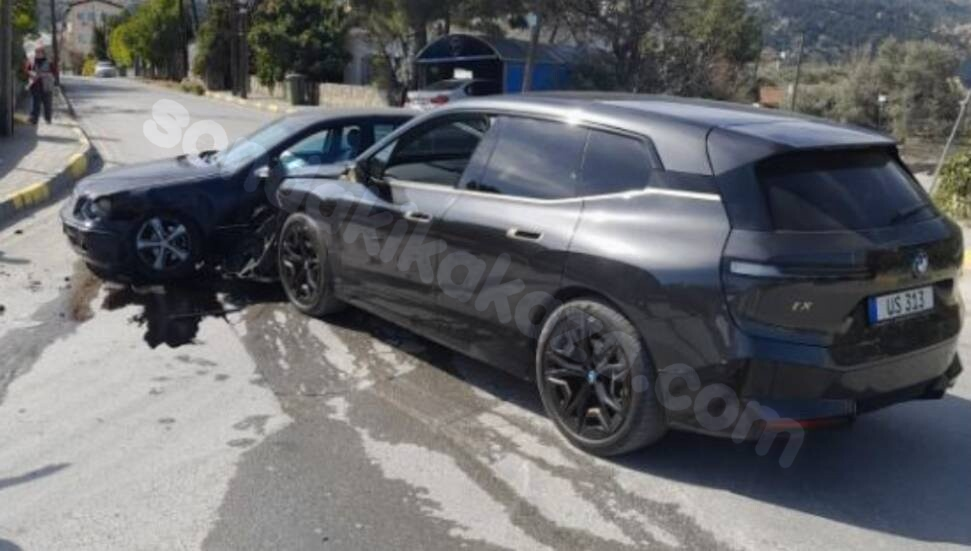 Lapta'da trafik kazasında, ehliyetsiz sürücü gözaltına alındı!