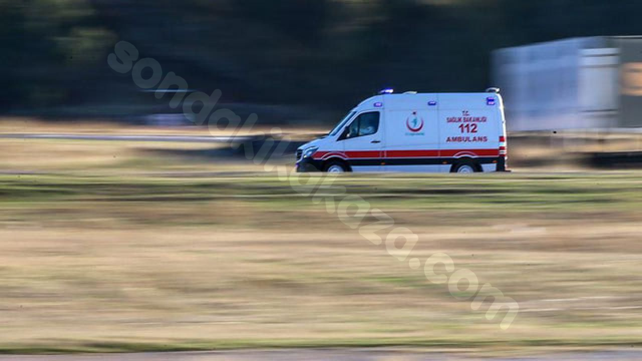Uşak'ta motor kazasında 1 kişi yaralandı.