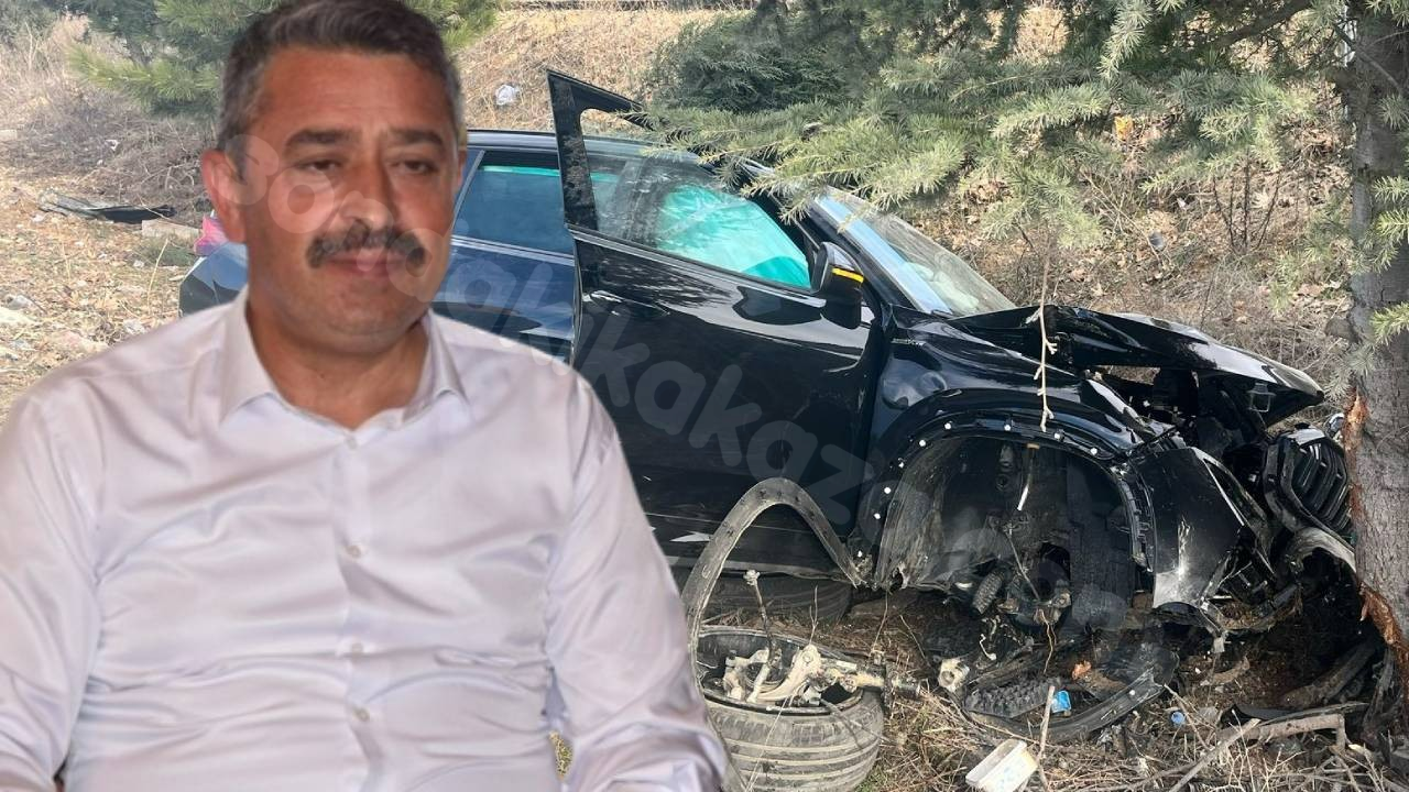 AKP'li başkan ve ailesi trafik kazasında ölümden döndü!