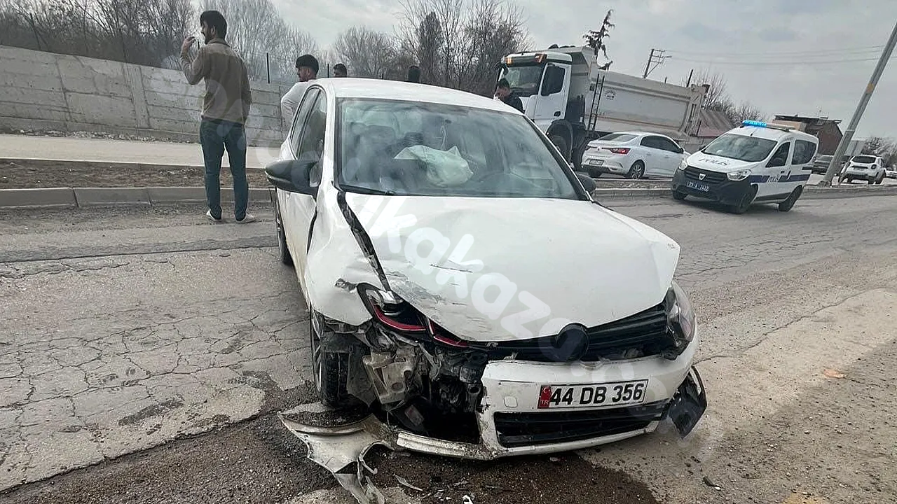 Elazığ'da meydana gelen trafik kazası