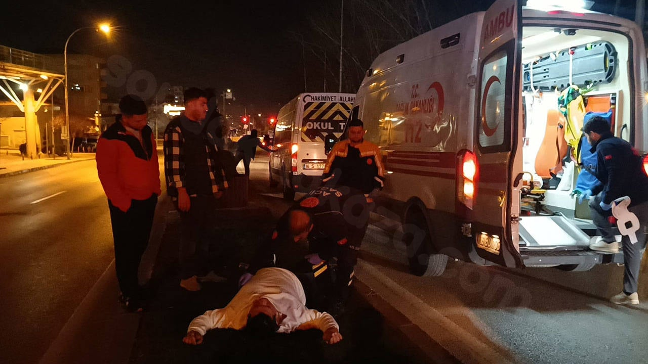 Bursa’da kaza sonrası çıkan tartışma bir kişinin yaralanmasına neden oldu.