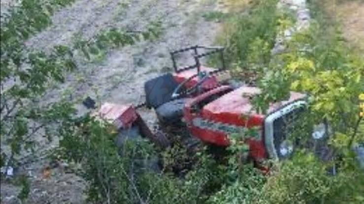 Isparta'da ciddi bir traktör kazağı oldu.