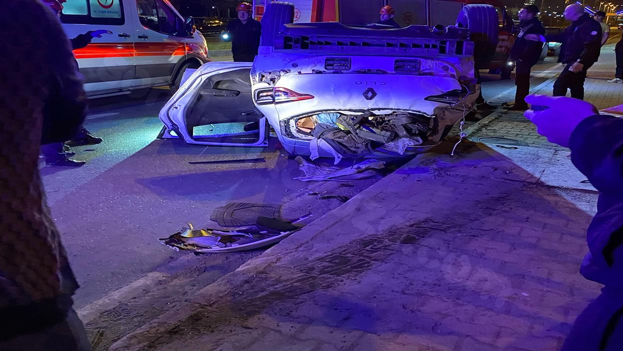 Gülüç'te gece geç saatlerde meydana gelen trafik kazasında 5 kişi yaralandı.