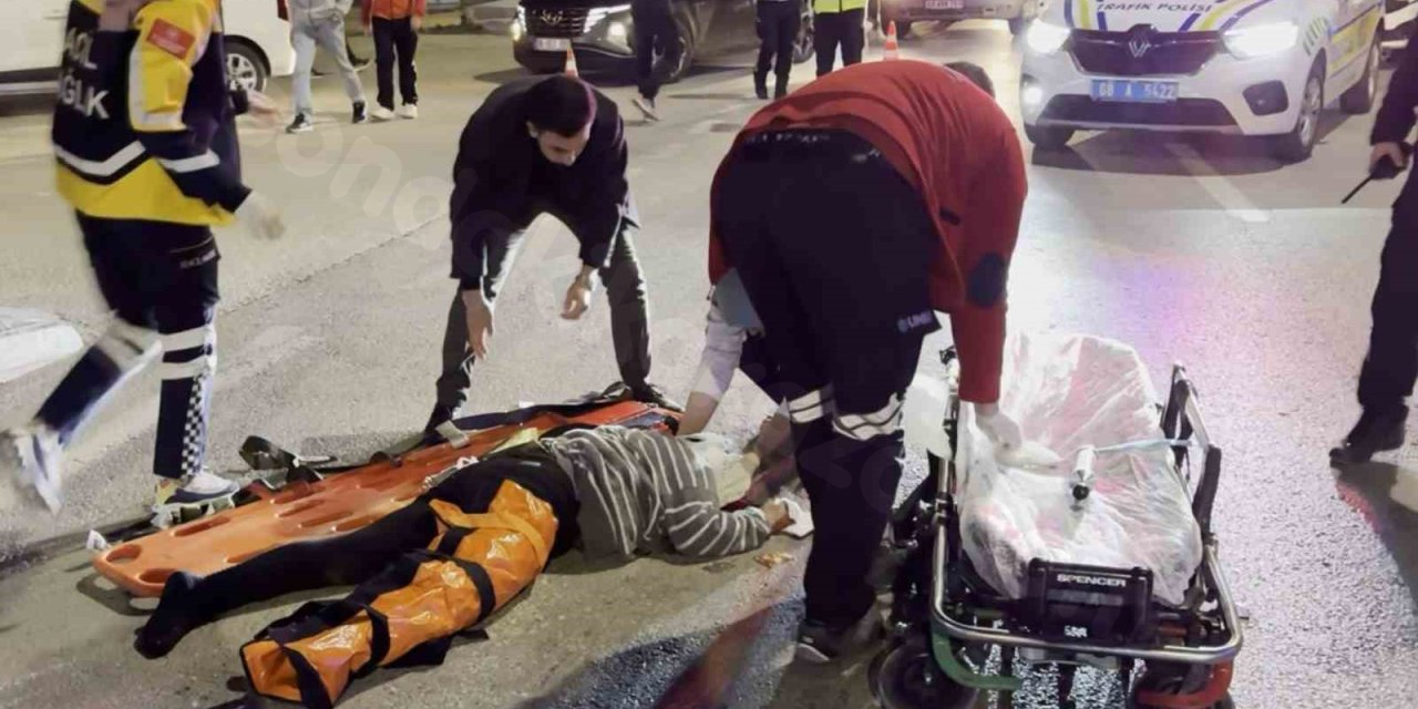 Trafik kazası Aksaray'da meydana geldi.
