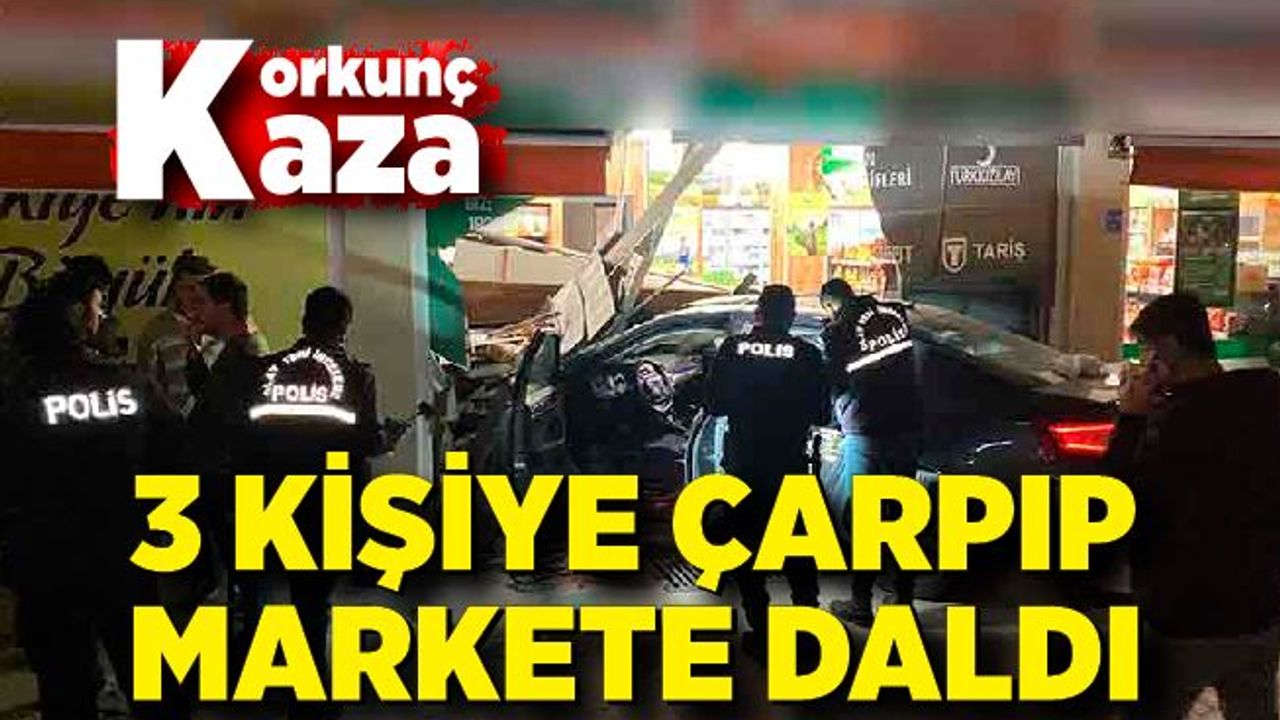 Market saldırısı gerçekleşti, kaçan sürücü yakalandı.